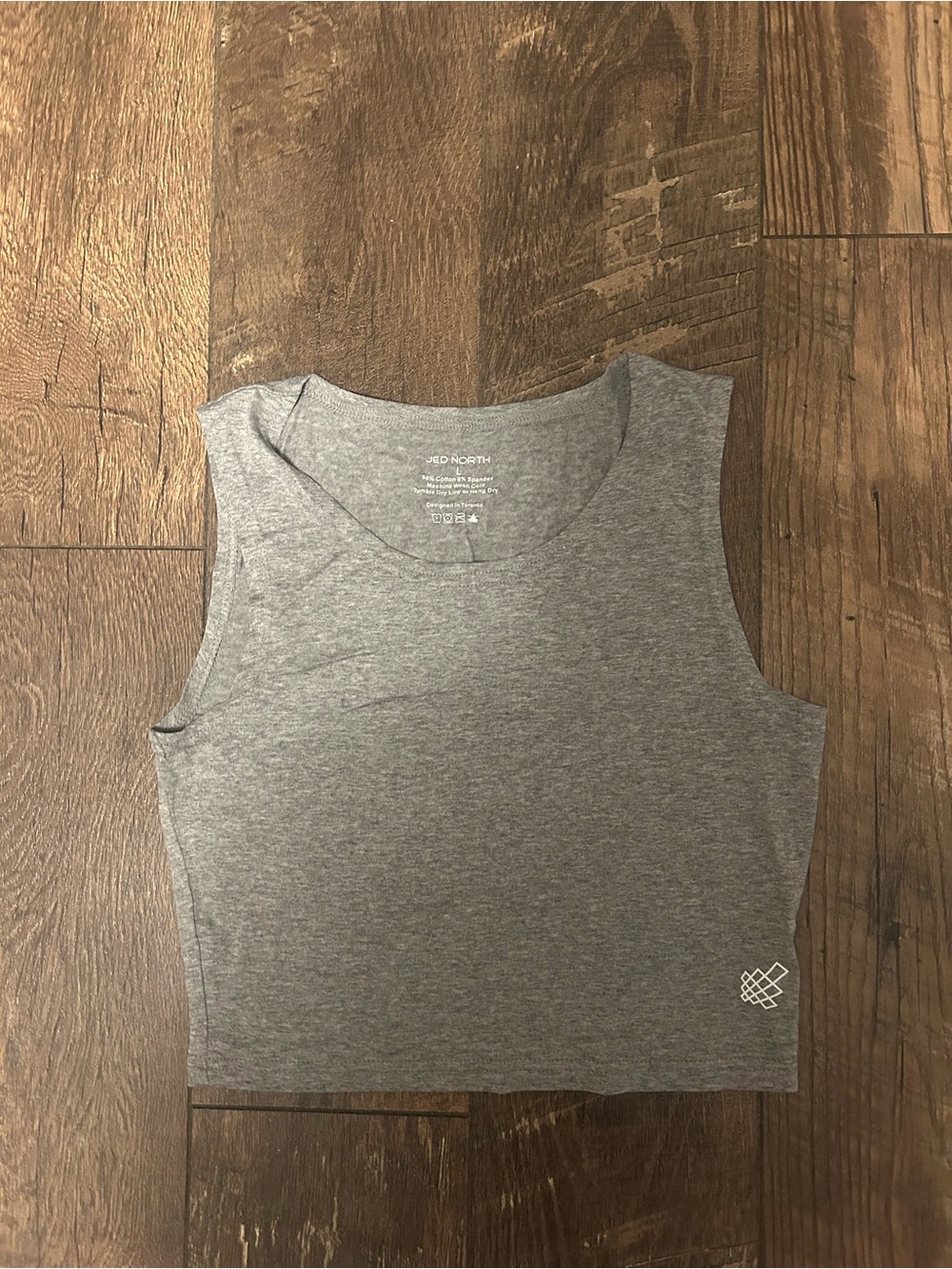 Jed North Women's Heather Gray Cropped Tank